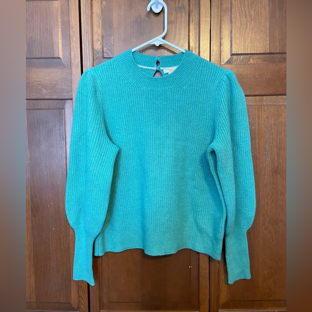 Boden New Key-Hole 100% Cashmere Sweater
